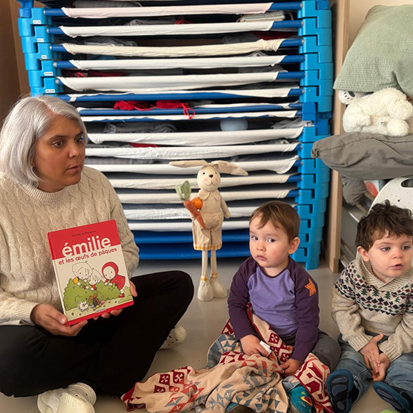 Chasse Oeufs Enfants Jardin Creche 08